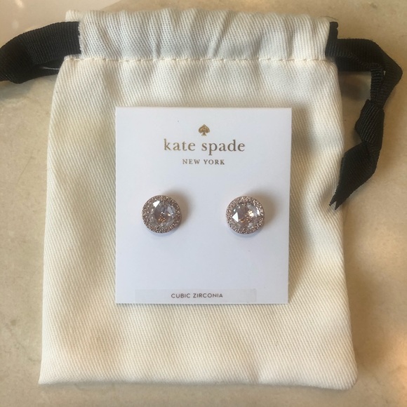 kate spade Jewelry - kate spade bright ideas pave halo studs